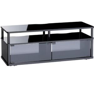 エレコム TVスタンド/W1000/光沢天板/ガラス扉付/ブラック PDR-UG1000BK