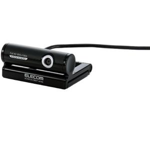 エレコム PCカメラ/300万画素/マイク内蔵/FullHD対応/ブラック UCAM-DLE300TBK