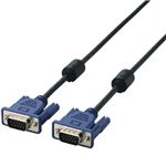 エレコム RoHS対応D-sub15ピン(ミニ)ケーブル/スリム/0.7m/ブラック CAC-07BK/RS