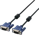 エレコム RoHS対応D-sub15ピン(ミニ)ケーブル/ノーマル/10m/ブラック CAC-L10BK/RS