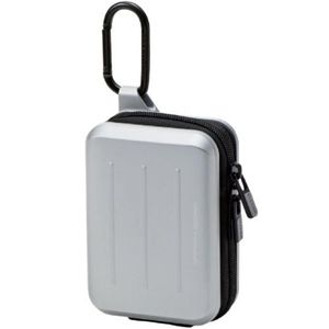 エレコム デジカメケース/ハード素材/シルバー DGB-053SV