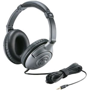 エレコム テレビ用ヘッドホン/オーバーヘッド/大/5m/シルバー EHP-TVOH0150SV