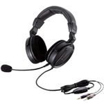 エレコム ヘッドセットマイクロフォン/両耳オーバーヘッド/1.8m/ゲーマー向け/ブラック HS-HP13BK