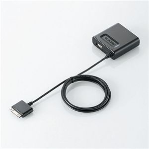 エレコム iPod 2011/AC充電器/USB+ケーブル/ブラック AVA-ACDUNBK