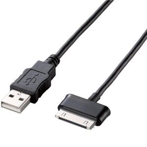 エレコム GALAXY Tab用充電・通信ケーブル/0.3m/ブラック MPSC-UAGT03BK
