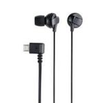 エレコム マイクロUSBヘッドホン/カナルタイプ/ブラック EHP-MBIN102BK