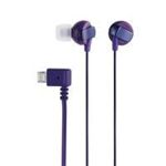 エレコム マイクロUSBヘッドホン/カナルタイプ/パープル EHP-MBIN102PU