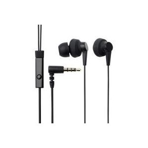 エレコム カナルタイプヘッドホン/iPhone用/マイク付/CCAW/ブラック EHP-IPIN300BK