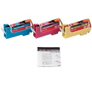エレコム Color Creation 汎用インクカートリッジ SRC-321-3PN