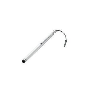 エレコム スマートフォン対応タッチペン(ロング)/シルバー P-TPLSV