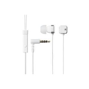 エレコム iPhone用ステレオヘッドホンマイク/ホワイト EHP-IPIN102WH