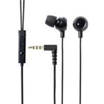 エレコム スマートフォン用ステレオヘッドホンマイク/カナルタイプ/ブラック EHP-SMIN102BK