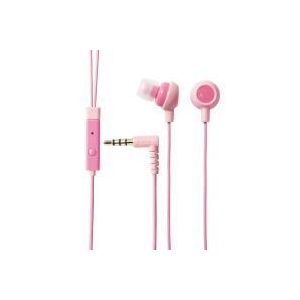 エレコム スマートフォン用ステレオヘッドホンマイク/カナルタイプ/ライトピンク EHP-SMIN102PNL
