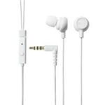エレコム スマートフォン用ステレオヘッドホンマイク/カナルタイプ/ホワイト EHP-SMIN102WH