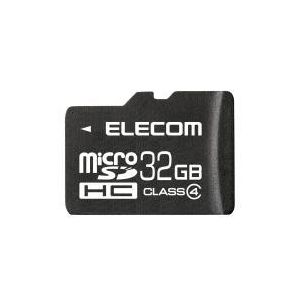 エレコム スマートフォン対応microSDHCメモリカード/Class4/32GB MF-MRSDH32GC4