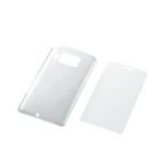 エレコム docomo P-07C用シェルカバー 液晶保護フィルム付/クリア PD-PA07PVCR