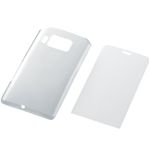 エレコム SoftBank 003P用シェルカバー 液晶保護フィルム付/クリア PS-PA03PVCR