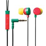 エレコム スマートフォン用ヘッドホンマイク/カナルタイプ/1.2m(ディープグリーン/レッドAS) EHP-IPIN105GRD