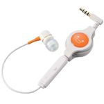 エレコム スマートフォン用ヘッドホンマイク/カナルタイプ/0.9m(フェイス) EHP-SMINR01F1