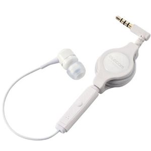 エレコム スマートフォン用ヘッドホンマイク/カナルタイプ/0.9m(ホワイト) EHP-SMINR01WH