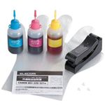 エレコム キヤノン用 詰め替えインク/3色(シアン・マゼンタ・イエロー)/詰替5回 THC-321CSET5N