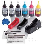 エレコム キヤノン用 詰め替えインク+リセッター/5色セット/詰替4回 THC-MP610SETN2