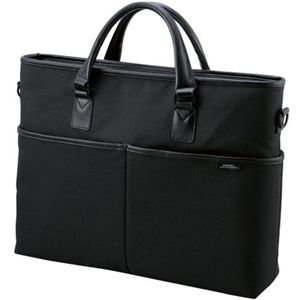 エレコム キャリングバッグ”ZEROSHOCK”ブリーフトートタイプ/ブラック ZSB-BM010BK
