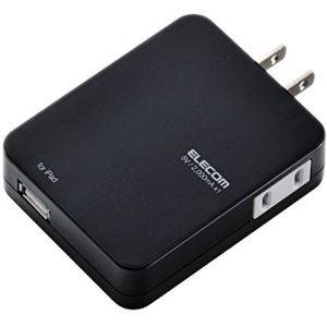 エレコム iPad対応 USB充電ポート付き電源タップ/ブラック T-UA01-11200BK
