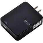 エレコム iPhone用 USB充電ポート付き電源タップ/ブラック T-UH01-11100BK