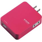 エレコム iPhone用 USB充電ポート付き電源タップ/ピンク T-UH01-11100PN