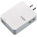 エレコム iPhone用 USB充電ポート付き電源タップ/ホワイト T-UH01-11100WH