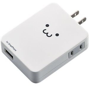 エレコム スマートフォン用USB充電ポート付きタップ/フェイス T-US01-11100F1
