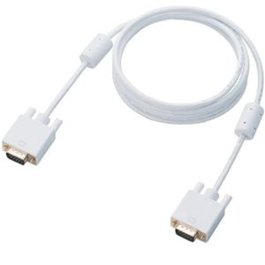 エレコム Mac向けD-Sub15ピン(ミニ)ケーブル/ノーマルタイプ/2.0m/ホワイト CAC-AP20WH