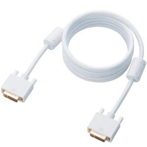 エレコム Mac向けDVI-Dデュアルリンクケーブル/ノーマルタイプ/2.0m/ホワイト CAC-APDVDL20WH