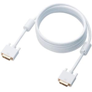 エレコム Mac向けDVI-Dデュアルリンクケーブル/ノーマルタイプ/3.0m/ホワイト CAC-APDVDL30WH