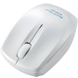 エレコム Bluetooth BlueLEDマウス/3ボタン/ホワイト M-BL3BBWH