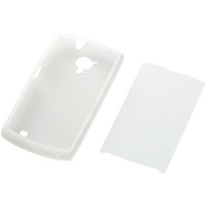 エレコム SoftBank シンプルスマートフォン 008Z用 保護フィルム付き シリコンケース/クリア PS-ZT08SCCR