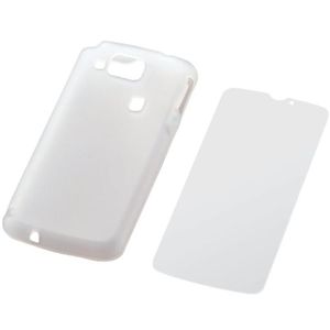 エレコム au AQUOS PHONE IS13SH用シリコンケース/液晶保護フィルム付/クリア PA-SH13SCCR