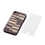 エレコム iPhone用 シリコンケース/液晶保護フィルム付き PS-A11SCT4