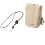エレコム 首ひも付デジタルカメラケース/ベージュ DGB-057BE