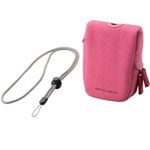 エレコム 首ひも付デジタルカメラケース/ピンク DGB-057PN