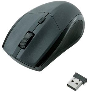エレコム 3ボタン IR LEDマウス/ワイヤレス2.4GHz M-IR01DRBK