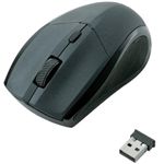 エレコム 3ボタン IR LEDマウス/ワイヤレス2.4GHz M-IR01DRBK