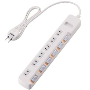 エレコム 光らないスイッチ付き節電タップ T-EE02-2610WH