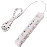 エレコム 光らないスイッチ付き節電タップ T-EE02-2630WH