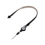 エレコム スマートフォン用「のびぃ?るストラップ」ブラック MPA-ST01BK