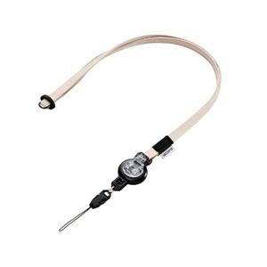 エレコム スマートフォン用「のびぃ?るストラップ」ホワイト MPA-ST01WH