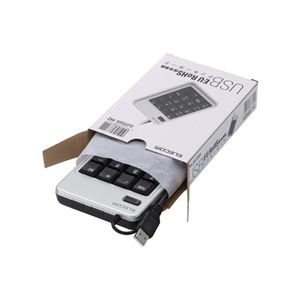 エレコム EU RoHS指令準拠 USBスタンダードテンキーボード/メンブレン/20キー/シルバー TK-TCM009SV/RS