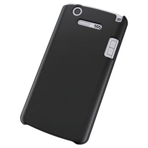 エレコム docomo MEDIAS X (N-07D)用 シェルカバー/液晶保護フィルム付/ブラック PD-NCM7PVBK