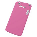 エレコム docomo MEDIAS X (N-07D)用 シリコンケース/液晶保護フィルム付/ピンク PD-NCM7SCPN